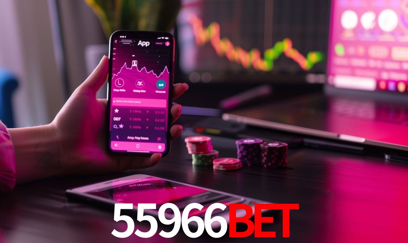 Comparação APP mobile vs versão web da 55966bet